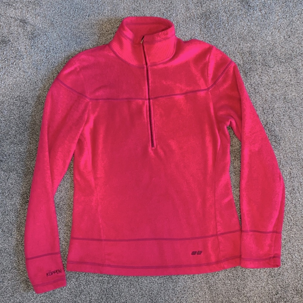 Koppen Dark Pink Fleece Pullover